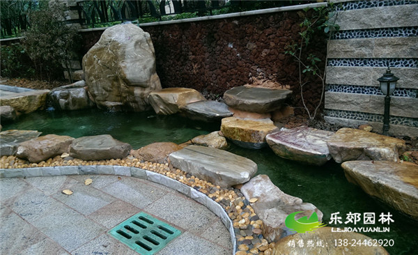 別墅魚(yú)池過(guò)濾系統改造效果圖片