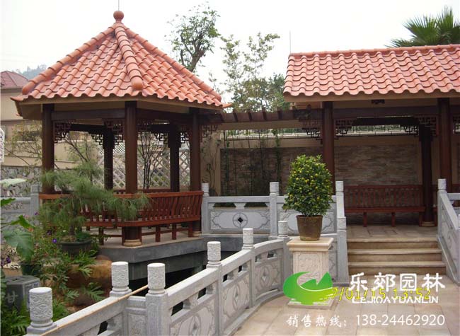 別墅庭院工程案例圖片