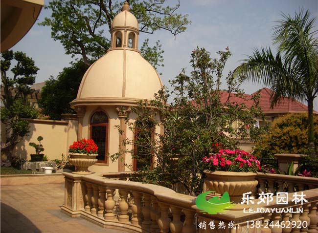 歐式別墅庭院設計實(shí)景圖