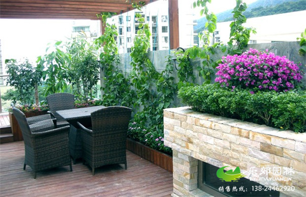 樓頂花園設計效果圖