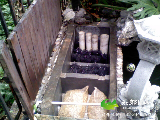 庭院魚(yú)池過(guò)濾池實(shí)景圖