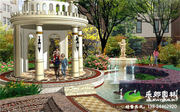 歐式庭院設計效果圖