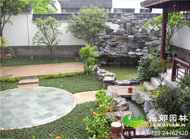 中式別墅景觀(guān)設計圖