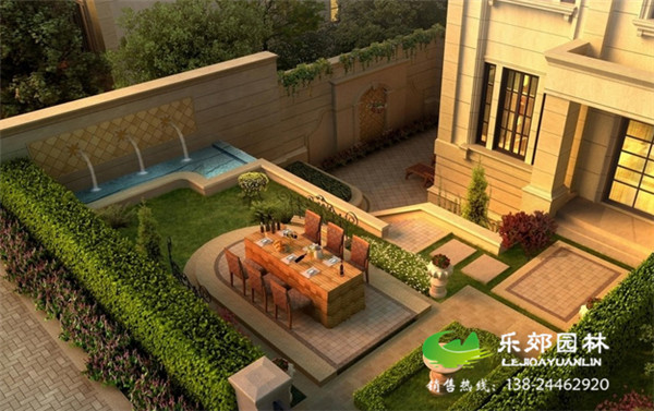 小庭院景觀(guān)設計效果圖