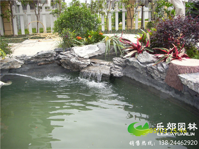 庭院魚(yú)池設計實(shí)景圖