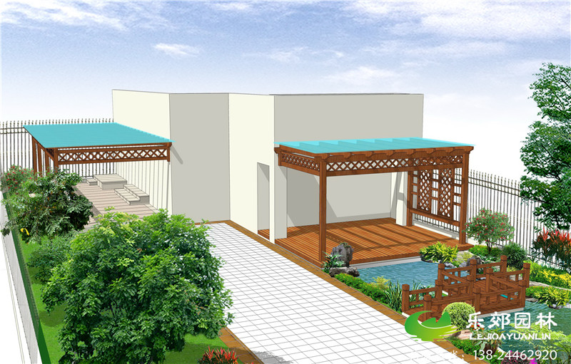 私家別墅花園景觀(guān)設計圖片