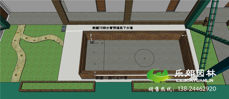 錦鯉魚(yú)池建造與設計圖3