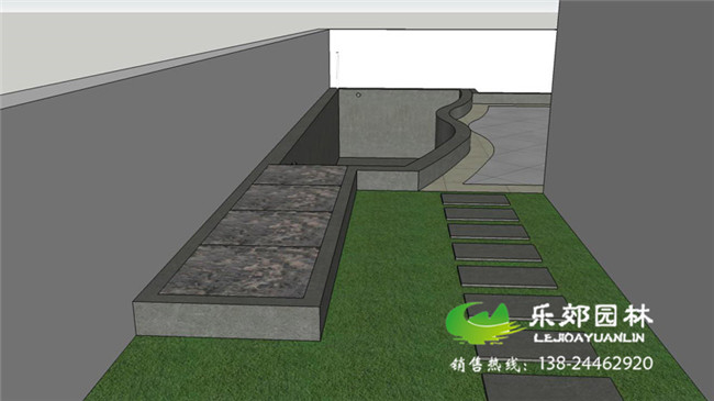 別墅花園魚(yú)池設計效果圖