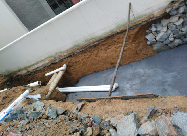 別墅花園魚(yú)池施工建造圖1