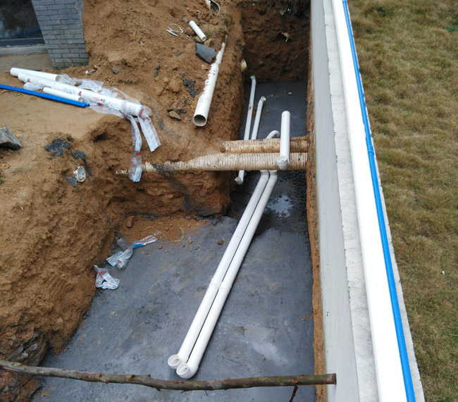 別墅花園魚(yú)池施工建造圖2