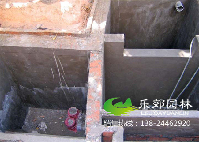 錦鯉魚(yú)池過(guò)濾系統建造圖片