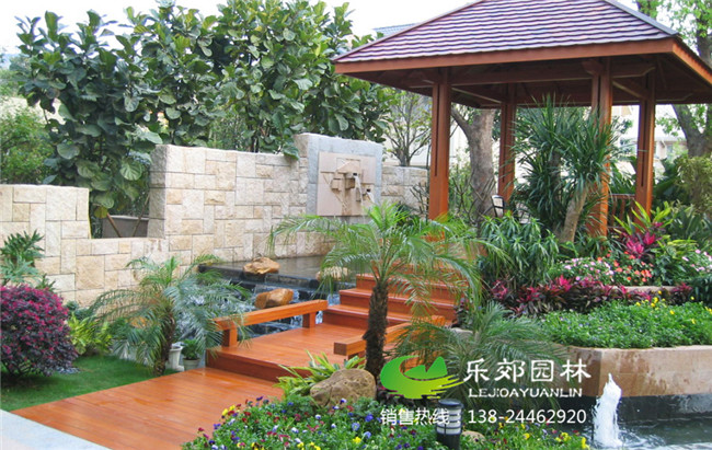 別墅花園設計與施工案例圖片