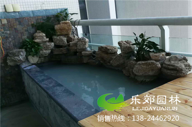 陽(yáng)臺5平方小魚(yú)池建造步驟2圖片