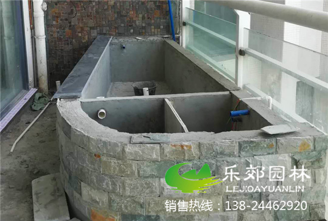 陽(yáng)臺5平方小魚(yú)池建造步驟6圖片