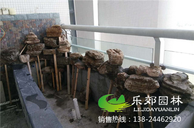 陽(yáng)臺5平方小魚(yú)池建造步驟8圖片