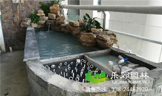 陽(yáng)臺5平方小魚(yú)池建造步驟9圖片