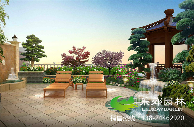 別墅庭院設計案例圖片