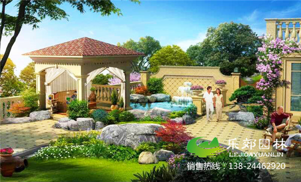 歐式庭院景觀(guān)設計圖