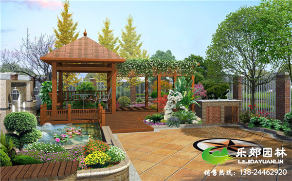 家庭小院子景觀(guān)設計效果圖