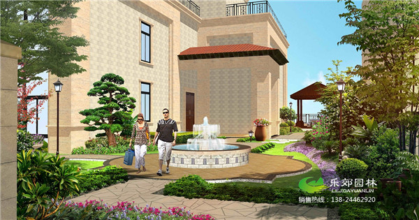 私家庭院景觀(guān)設計效果圖2