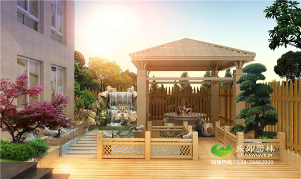 私家庭院景觀(guān)設計效果圖3