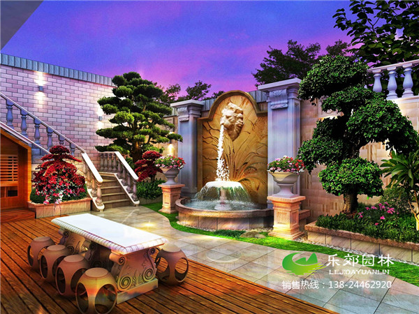 私家庭院景觀(guān)設計效果圖5