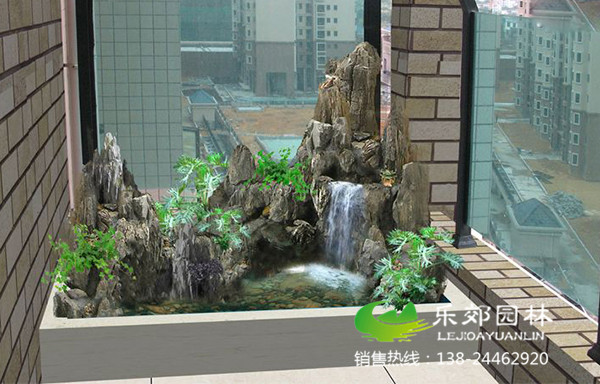 陽(yáng)臺小魚(yú)池設計效果圖