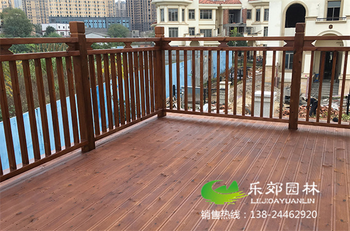 庭院防腐木地板鋪設樣式2圖片