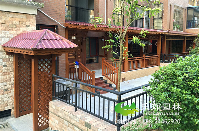 防腐木庭院門(mén)樣式1圖片