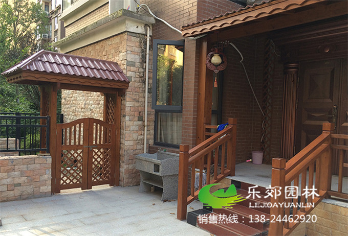 防腐木庭院門(mén)樣式2圖片