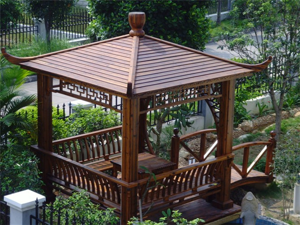 庭院防腐木亭子樣式圖片3