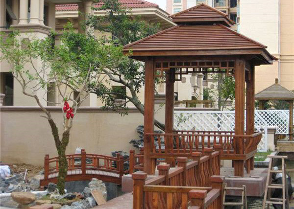 庭院防腐木亭子樣式圖片5