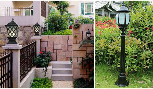 別墅庭院燈效果圖