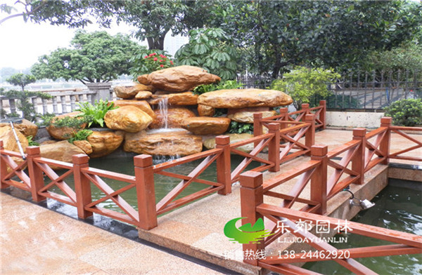 庭院魚(yú)池假山制作圖片