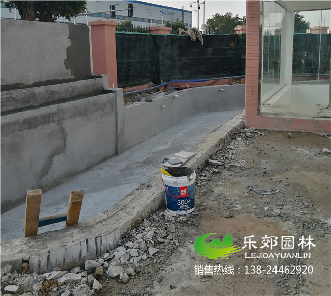 廣州南沙工業(yè)園景觀(guān)魚(yú)池圖片3