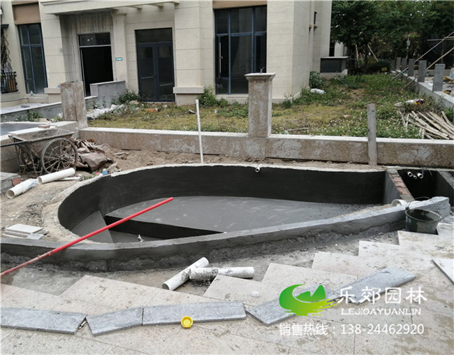 東莞別墅庭院魚(yú)池設計圖片1