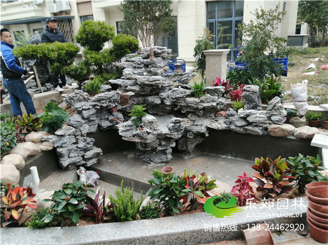 東莞別墅庭院魚(yú)池設計圖片2