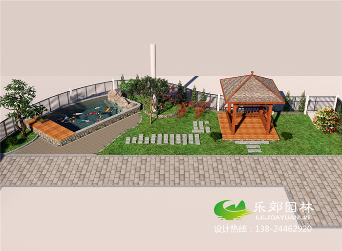 庭院魚(yú)池假山設計圖大全