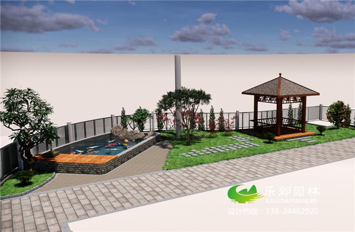 庭院魚(yú)池假山設計圖大全