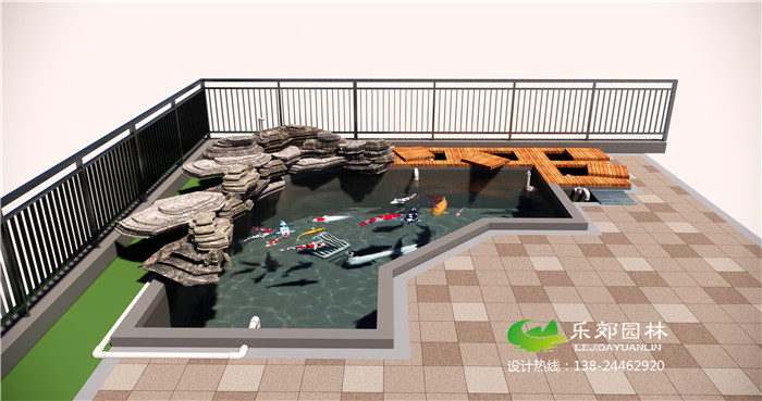 錦鯉魚(yú)池過(guò)濾池系統設計樣式9