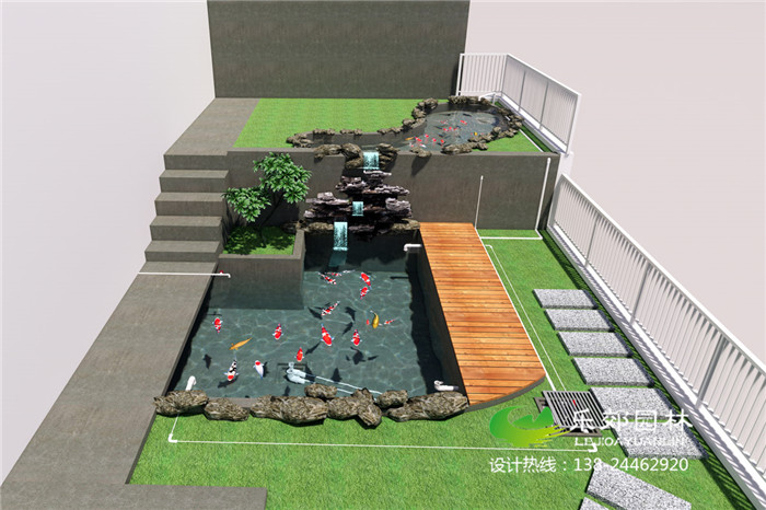 錦鯉魚(yú)池過(guò)濾池系統設計樣式3