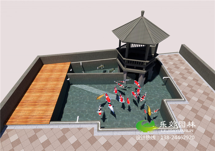 錦鯉魚(yú)池過(guò)濾池系統設計樣式4