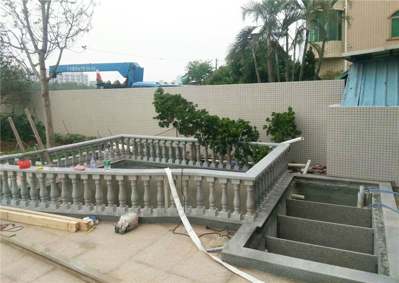 廣州番禺區家庭庭院魚(yú)池景觀(guān)設計圖片1