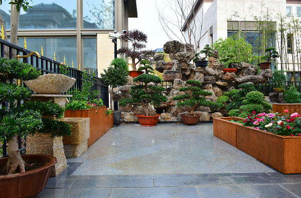 別墅花園設計實(shí)景圖片欣賞