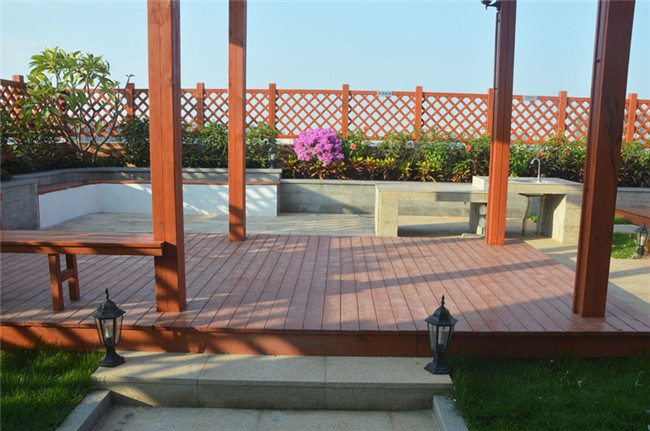 廣州市番禺區別墅樓頂花園裝修效果圖1