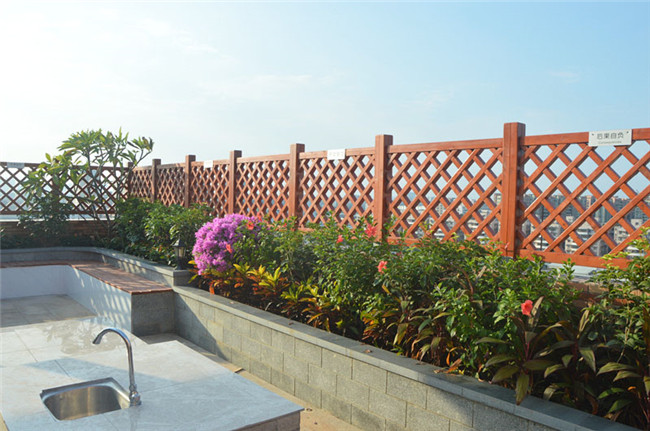 廣州市番禺區別墅樓頂花園裝修效果圖4