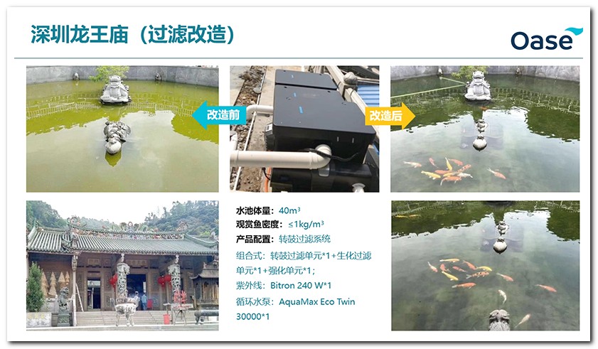 高效OASE魚(yú)池智能轉鼓過(guò)濾設備展示