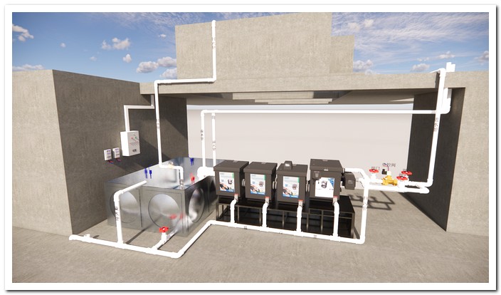 錦鯉魚(yú)池和水景池專(zhuān)用歐亞瑟過(guò)濾設備設計安裝